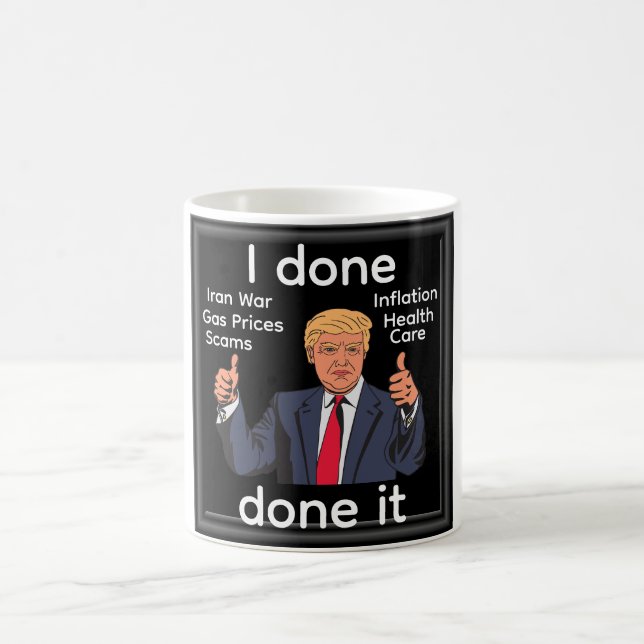 Jag Gjort Gjort Det Kaffe Mugg (Center)