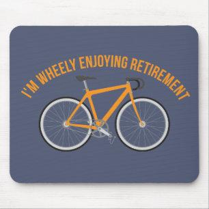 Jag gläder mig verkligen åt Pension Funny Bicycle Musmatta