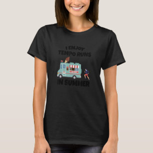 Jag gläds åt Tempo Springa i Springerna Heat Marat T Shirt