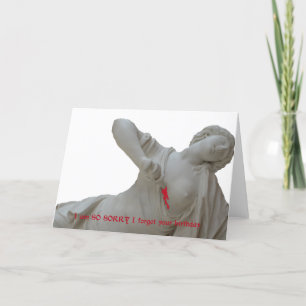 Jag glömde din födelsedag kort