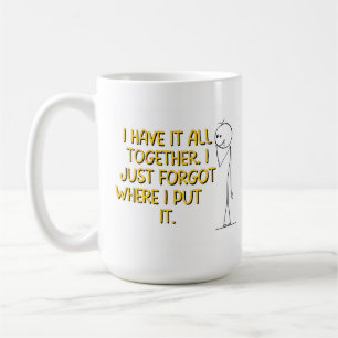 Jag glömde var jag satte den kaffemugg