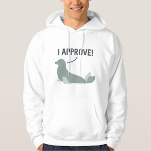 Jag godkänner hoodie
