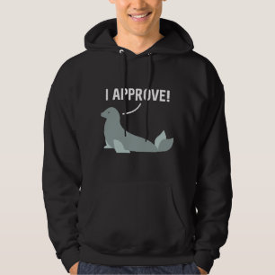Jag godkänner hoodie