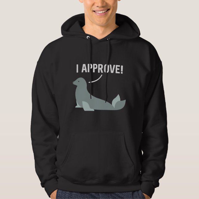 Jag godkänner hoodie (Framsida)
