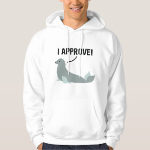 Jag godkänner hoodie
