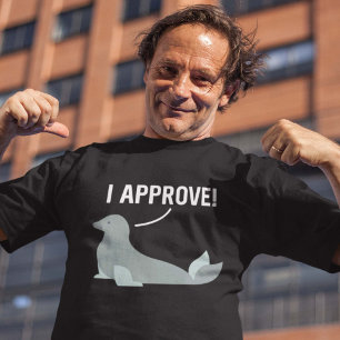 Jag godkänner t shirt