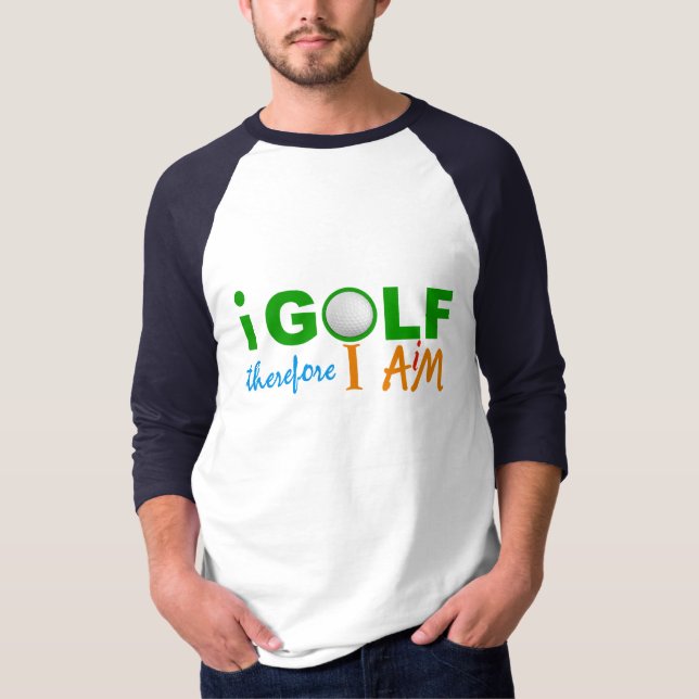 Jag GOLF-skjorta Tee (Framsida)