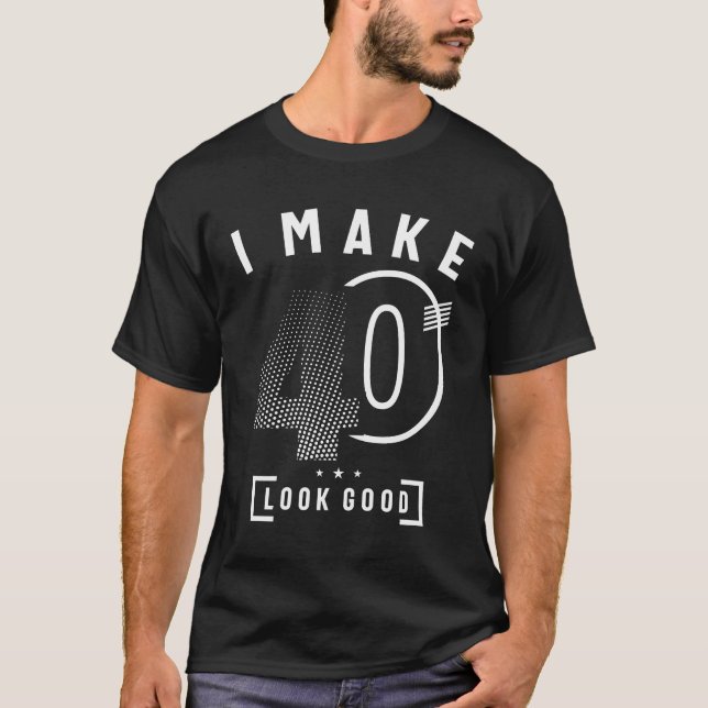 Jag gör 40 födelsedagar 40 år gammal t shirt (Framsida)