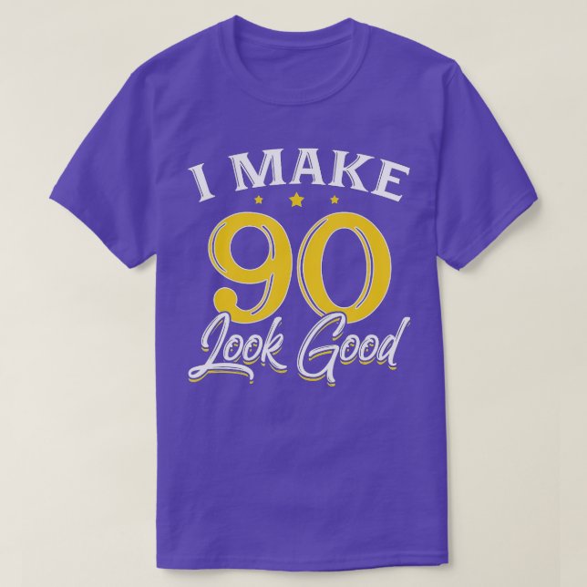 Jag gör 90 90:e i Bra, gamla födelsedagsgåva T Shirt (Design framsida)