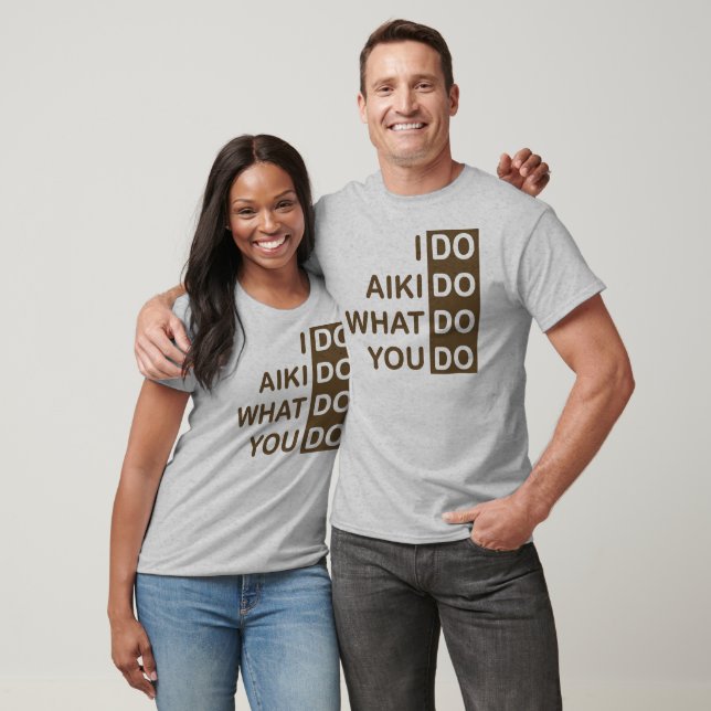 Jag gör Aikido.. Raglan T-Shirt (Unisex)