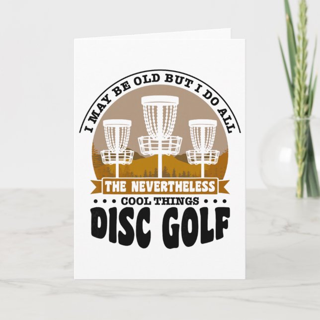 Jag gör alla ändå coola saker Disc Golf _1 Kort (Framsida)