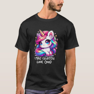 JAG GÖR ATT CHLAMYDIA LOOK BRA FUNNny OLÄMPLIG Wei T Shirt