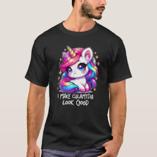 JAG GÖR ATT CHLAMYDIA LOOK BRA FUNNny OLÄMPLIG Wei T Shirt