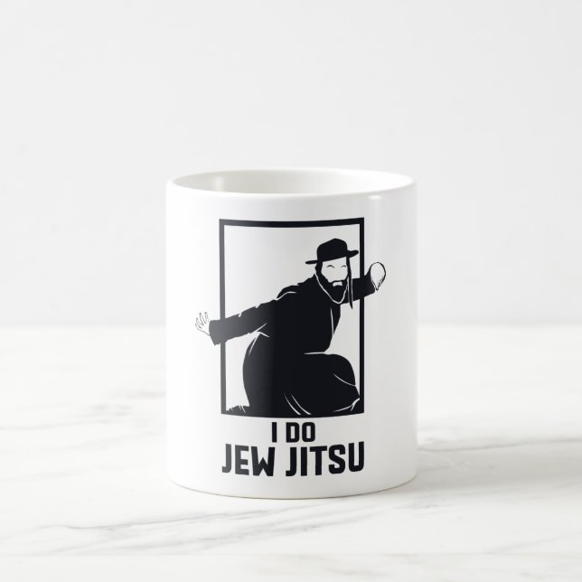 Jag gör bara Jitsu I Funny Jui Jutsu Kaffemugg (Center)