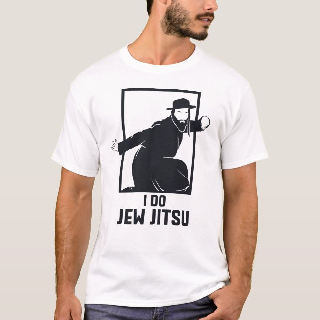 Jag gör bara Jitsu I Funny Jui Jutsu T Shirt (Framsida)