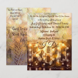 JAG GÖR BARBECUE WEDING INVITATION INBJUDNINGAR