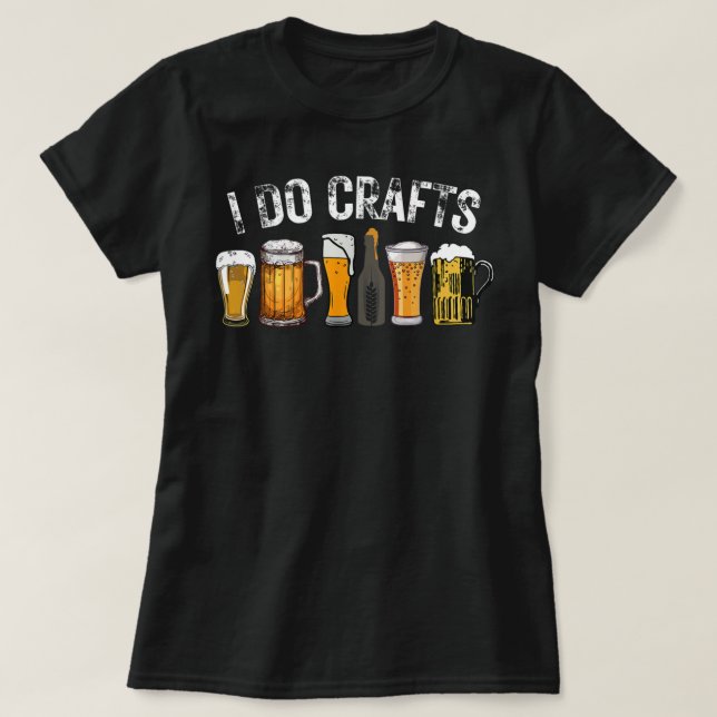 Jag gör båtar Beer T-Shirt (Design framsida)