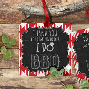 Jag gör BBQ Bröllops- och Sängkammarparty Gåvor Etiketter