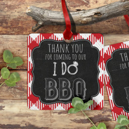 Jag gör BBQ Bröllops- och Sängkammarparty Gåvor Etiketter