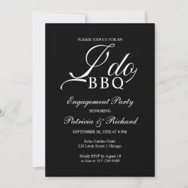 Jag gör BBQ Förlovningsfest Inbjudan