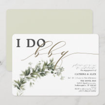 Jag gör BBQ-Förlovningsfesten Faded Greenery