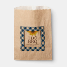 Jag gör BBQ Gingham och Solros