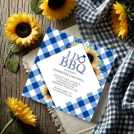 Jag gör BBQ Par Shower Inbjudningar