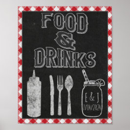 Jag gör BBQ Party Food Pub Food & Drinks Sign Poster