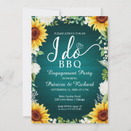 Jag gör BBQ Rustik Bröllopsförlovningsfest Inbjuda Meddelande