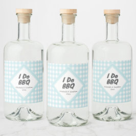Jag gör BBQ Spritflaskor Etikett