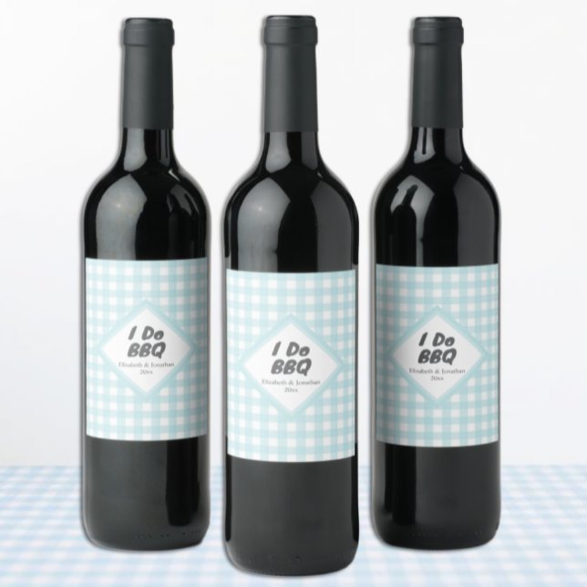 Jag gör BBQ Vinflaska Etikett (Skapare uppladdad)