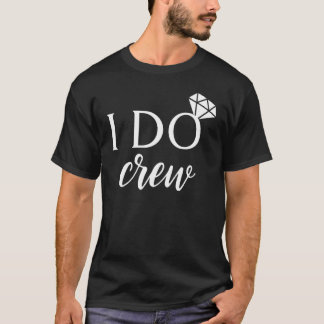 Jag gör besättning matchande bröllop och möhippa t shirt
