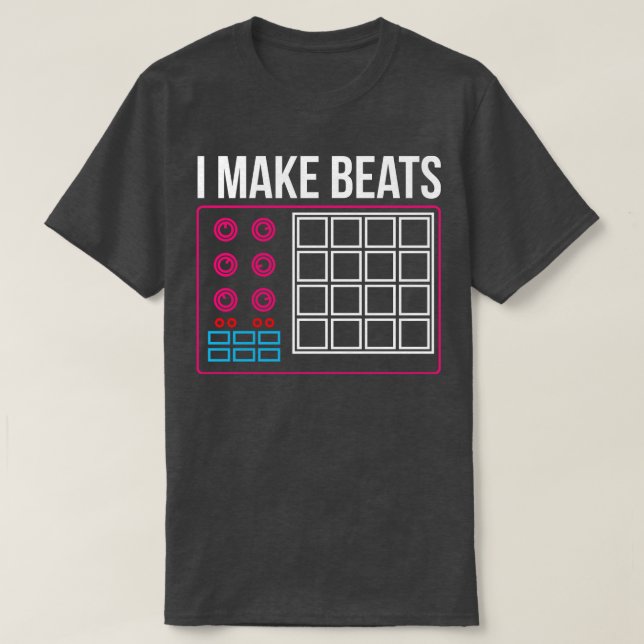 Jag gör beslag på Dj Music Beat Pad Audio Producer T Shirt (Design framsida)