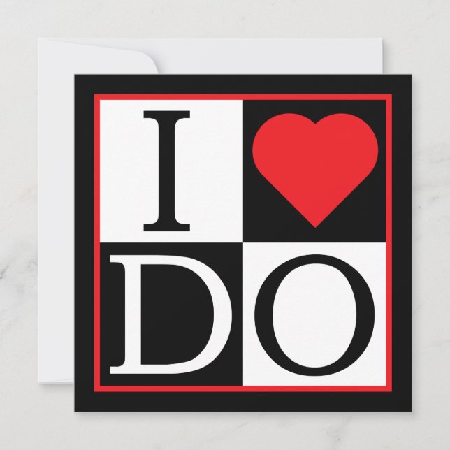 Jag gör bröllopinbjudan inbjudningar (Framsida)