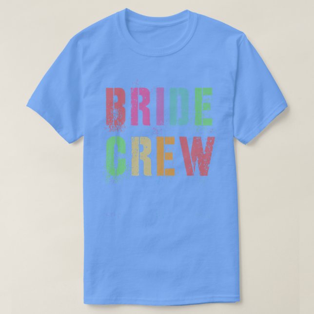Jag Gör BRUD CREW Möhippa Bröllop Squad  T Shirt (Design framsida)