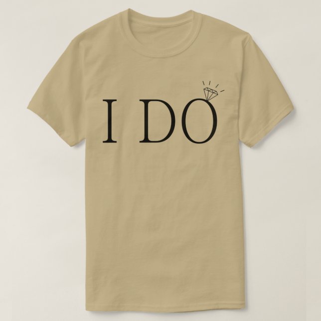 Jag gör brud diamant 1 t shirt (Design framsida)