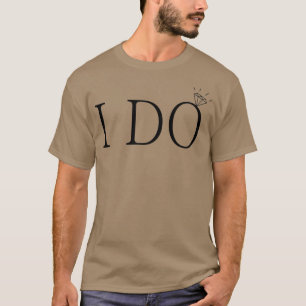 Jag gör brud diamant 1 t shirt
