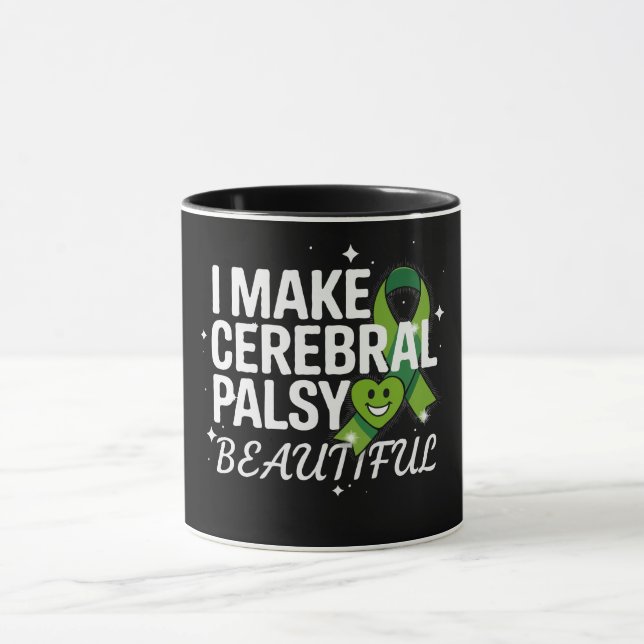Jag gör cerebral pares vackert | CP-medvetenhet Mugg (Center)