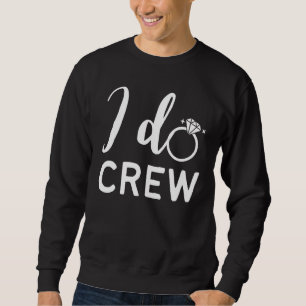 Jag gör crew bröllop brud möhippa bröllop lång ärmad tröja