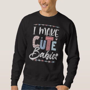 Jag gör Cute Spädbarn Fatheru2019s Day Pappa Pappa Lång Ärmad Tröja