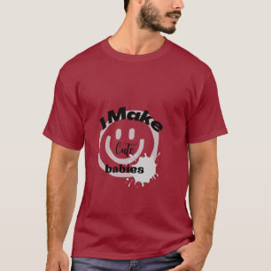 Jag gör Cute Spädbarn,Nybörjare Mamma Gift T Shirt