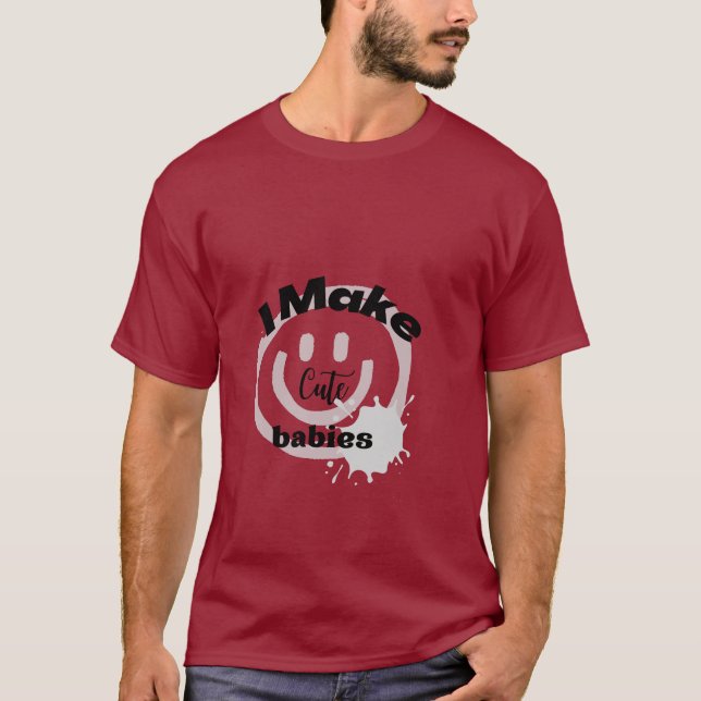 Jag gör Cute Spädbarn,Nybörjare Mamma Gift T Shirt (Framsida)