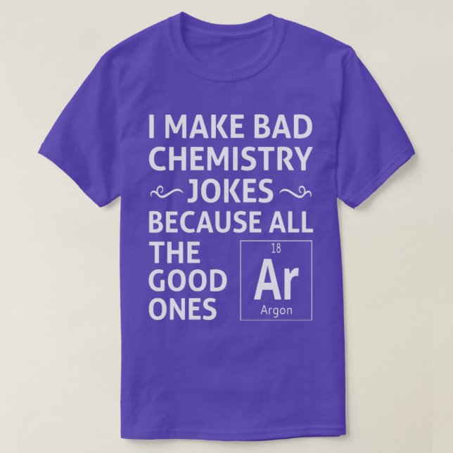 Jag gör dåliga kemiskämt t shirt (Design framsida)