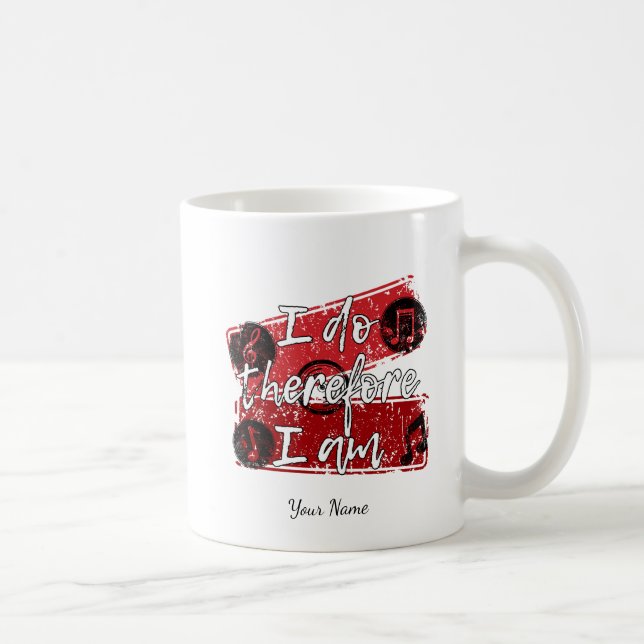 Jag gör, därför är jag - IDTFIA01 Kaffemugg (Höger)