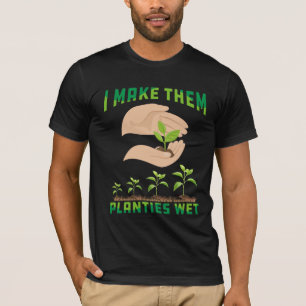 Jag gör dem planeter blöt t-shirt design