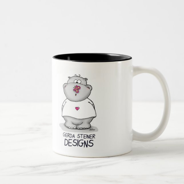 Jag gör den enorma kortmuggen! Två-Tonad mugg (Höger)