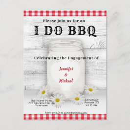 Jag gör det | BBQ | Förlovning Inbjudan Vykort
