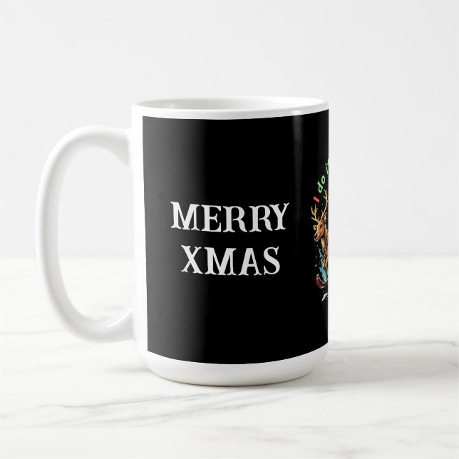 Jag gör det för den vackra julen kaffemugg (Vänster)