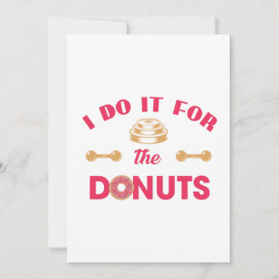 Jag gör det för donutsna tack kort