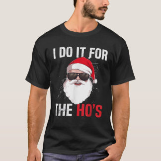 Jag gör det för familjen jultomte Pajama Funny T Shirt